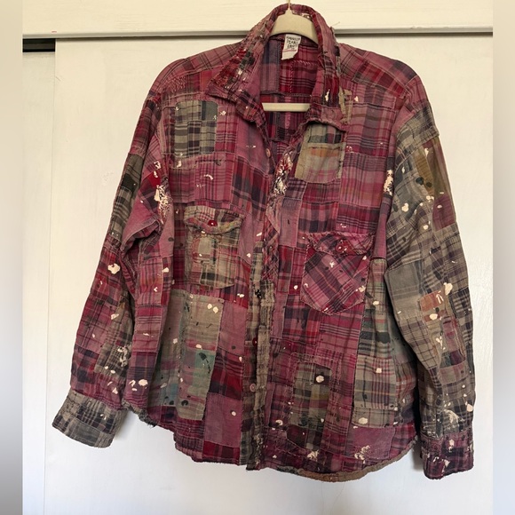 Magnolia Pearl Pink Madras Kelly Shirt EUC - Picture 3 of 5